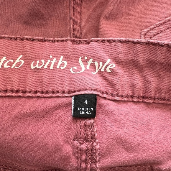 Dusty Pink Jeans With Stretch Size 4 - Picture 3 of 6